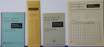 Durrell Analysis of Reading Difficulty