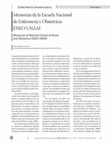 plan de estudios de la carrera de Enfermería