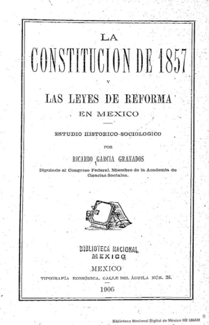 Constitución de 1857.