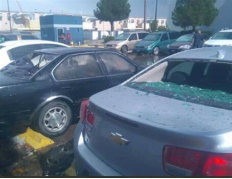 Tormenta de Granizo en Ciudad Juárez