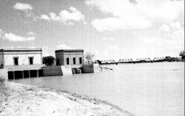 Construcción de la represa San Fernando
