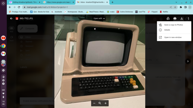 the start of the iPad