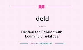 Division for Children with Learning Disabilities (DCLD)