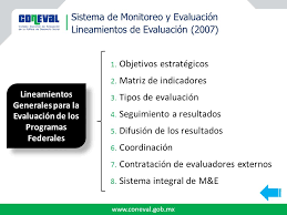 Lineamientos generales para la evaluación de los programas federales