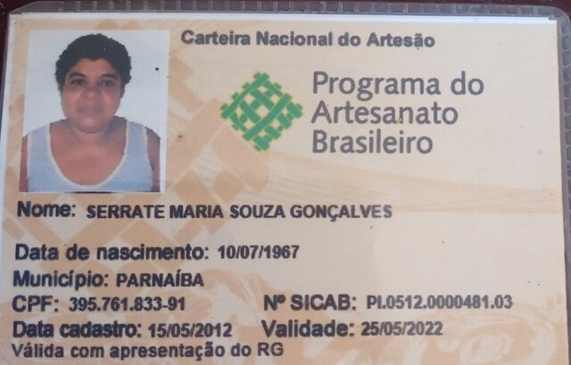 Carteira Nacional do Artesão (desde 2002)
