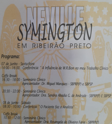 Evento “Neville Symington em Ribeirão Preto”