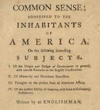 Thomas Paine's common sense published