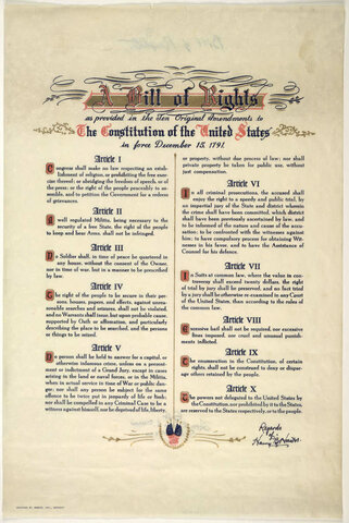 Bill of Rights Adopted