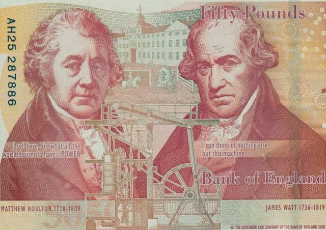 James Watt y Mathew Bolton
