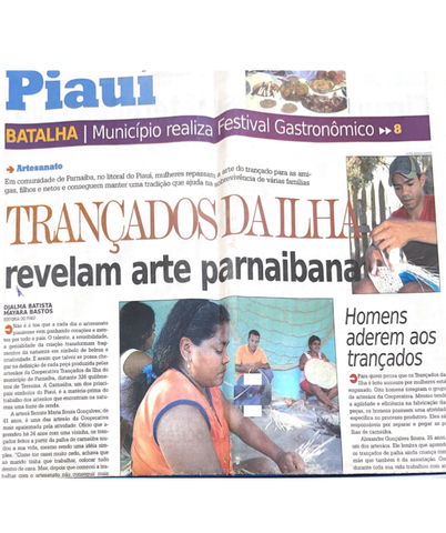 Matéria Trançados da Ilha revelam Arte Parnaibana