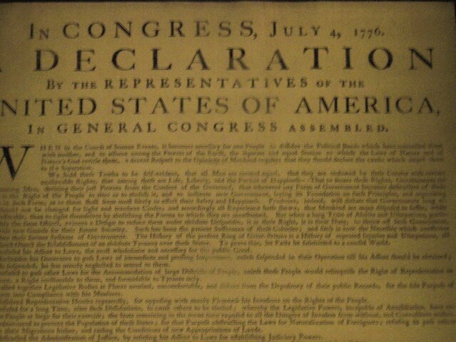 Declaration of independence