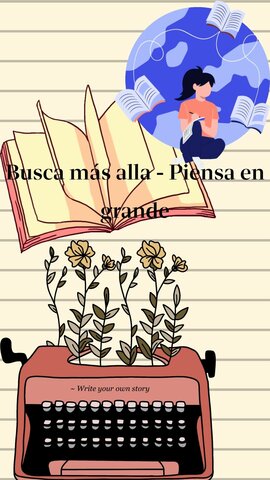 Busca más alla - Piensa en grande