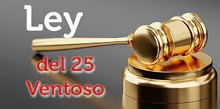 Ley del 25 Ventoso del año XI