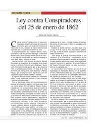 Ley Española de 1862