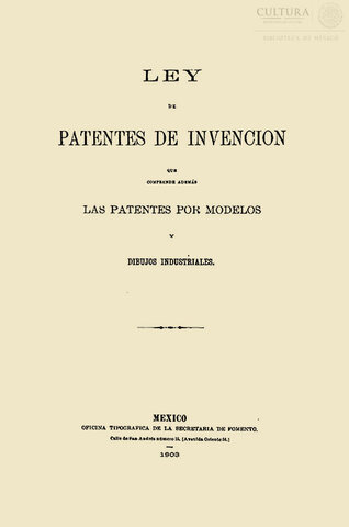 México: Ley de patente o invención