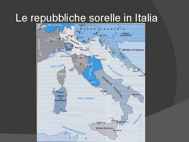 "Repubbliche sorelle" in italia