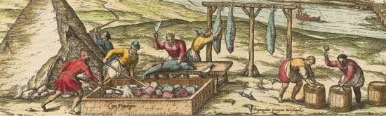 Secado, cocción y conservación con sal