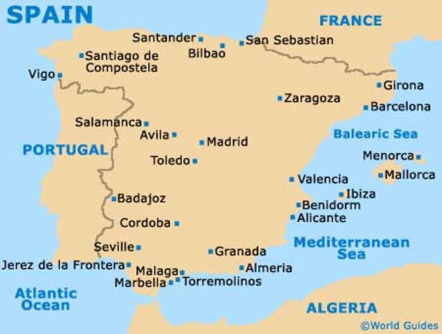 Napoleon  beats the spanish armies