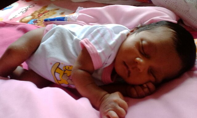 El nacimiento de mi hija Brithany