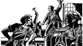 Timeline: "Antecedentes del Derecho Colectivo del Trabajo".