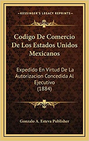 CODIGO DE COMERCIO DE 1884