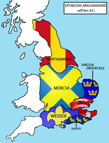 Eptarchia Anglosassone (450-850)