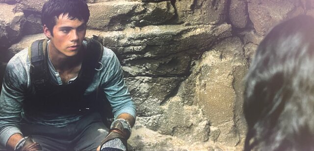 Thomas recognises the girl and the maze