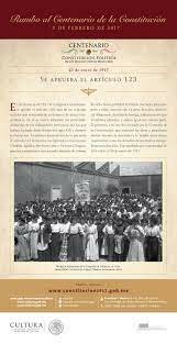 1917 PROMULGACIÒN DE LA CONSTITUCIÒN POLÌTICA DE LOS ESTADOS UNIDOS MEXICANOS