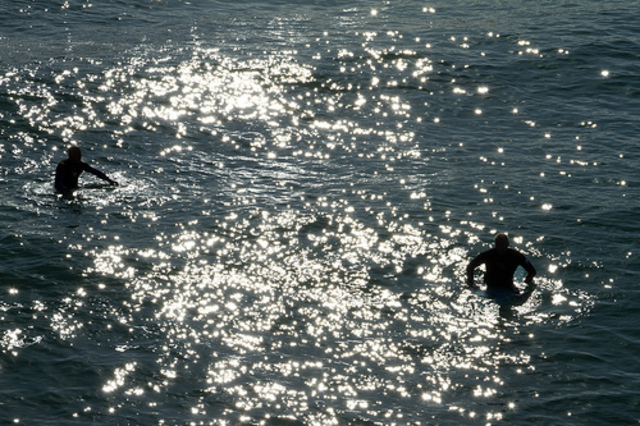 Second day of swimming with Mr. F