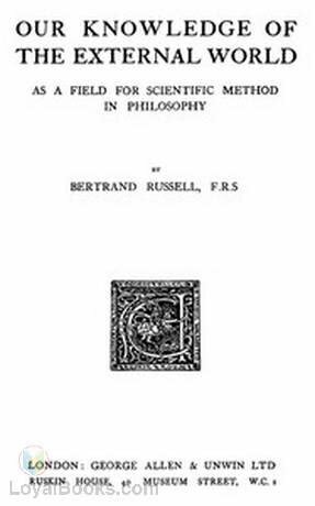 1914 - Russell sets the framework for the philosophy of science.
