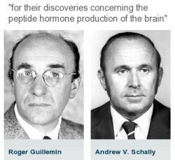 Roger Guillemin y Andrew Shcally