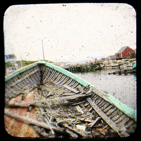 Young sailor shipwrecked of the coast of Krakatoa