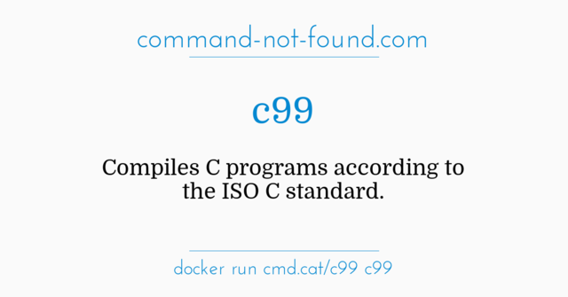 ISO - C99