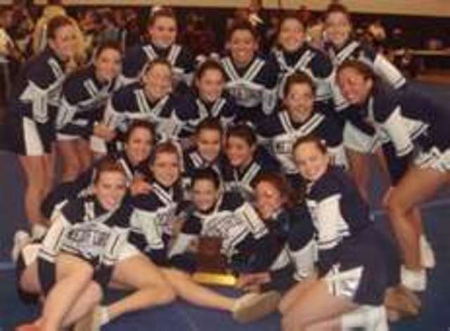 Being a cheering leader in school