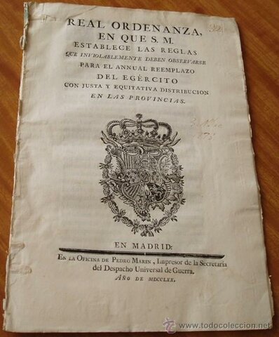 La Real Ordenanza de Carlos III