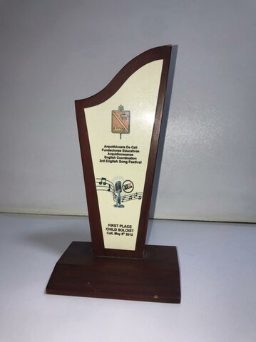 Gané un premio musical como solista