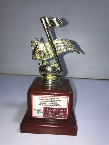 Gané un segundo premio musical en grupo
