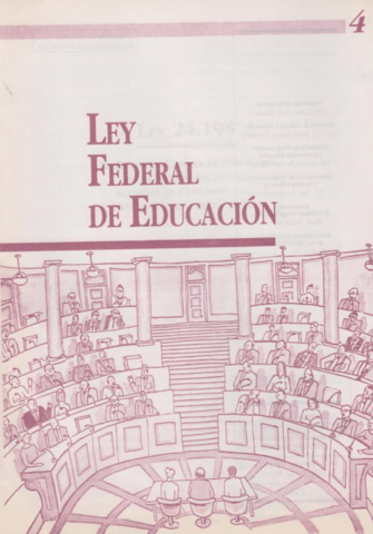 Ley Federal de la Educación