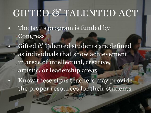 Talented Students of Education Act