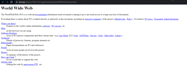 Publicacion de la Web 1.0