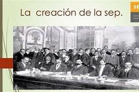 Creación de la Secretaría de Educación Pública