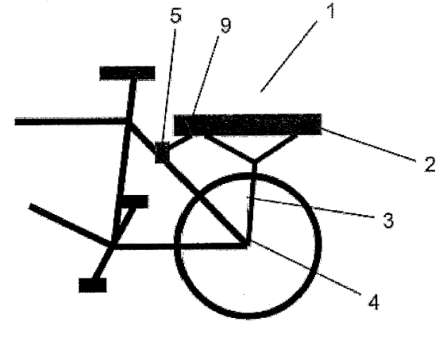 Patent for the modern bike rack