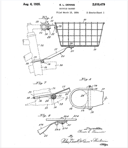 Bicycle Basket Patent