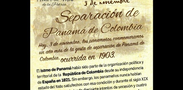 Separación de Panamá de Colombia
