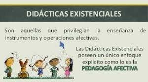 Didácticas Contemporánea Existenciales