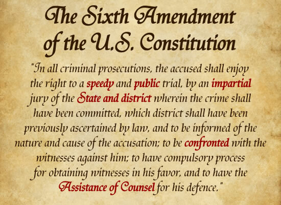 The Sixth Amendment