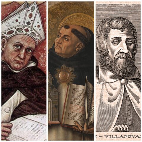 Alberto el Grande (1193 - 1280), Tomás de Aquino (1225 - 1274), Arnau de Vilanova (1204 - 1311)