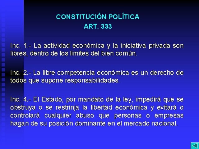 Constitución Política.