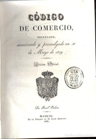 Código de Comercio Español de 1829