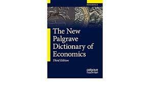 Publicación del The New Palgrave Dictionary of Economics